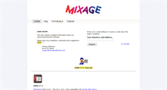 Desktop Screenshot of mixagesoftware.com